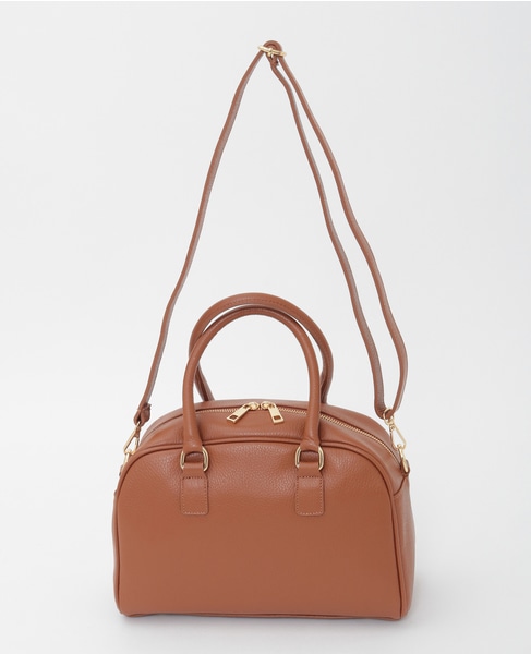 【AULENTTI/オウレンティ】DOLLARO 2Wayレザーハンドバッグ 詳細画像 ブラウン 8