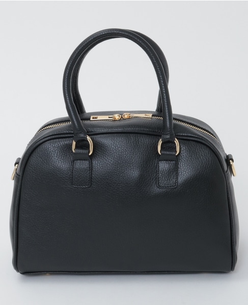 【AULENTTI/オウレンティ】DOLLARO 2Wayレザーハンドバッグ 詳細画像 ブラック 1