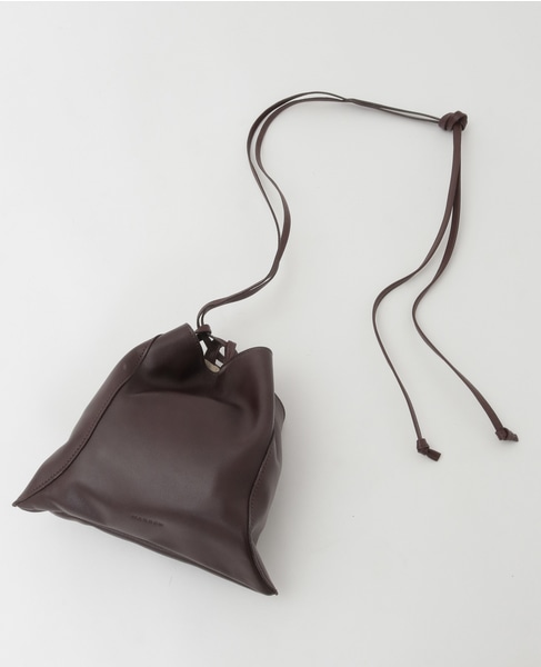 【MARROW/マロウ】NAPA LEATHER PILLOW MA-AC5314 詳細画像 ブラック 4