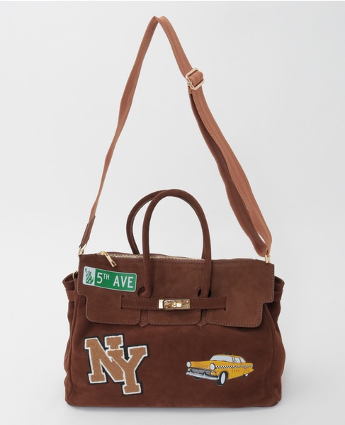 【MIA BAG/ミアバッグ】SUEDE NY BAG 詳細画像 ブラウン 10