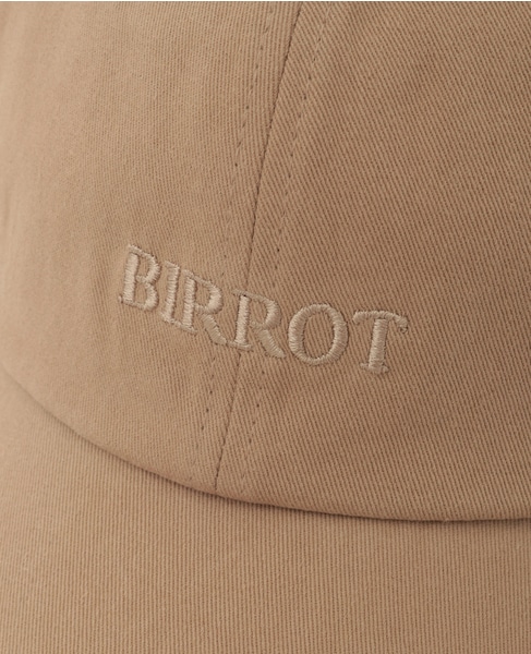 【BIRROT/ビロット】ロゴ刺繍キャップ 詳細画像 キャメル 5