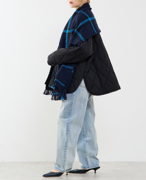 【John Branigan/ジョン・ブラニガン】ポケット付きストール 詳細画像 ブルー系その他 14