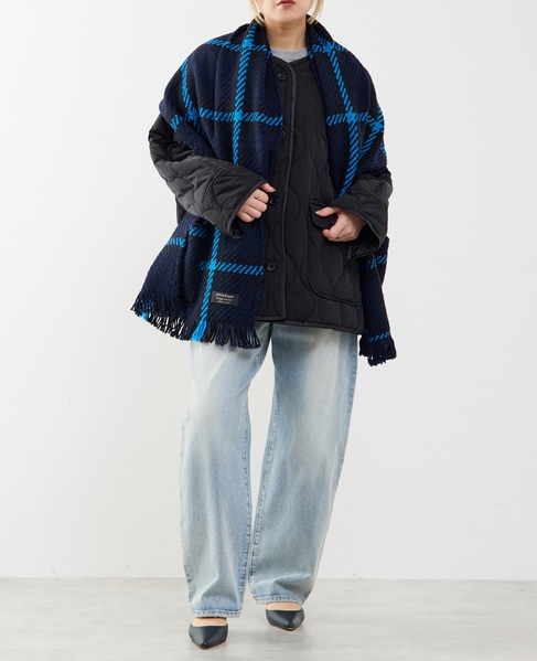 【John Branigan/ジョン・ブラニガン】ポケット付きストール 詳細画像 ブルー系その他 16