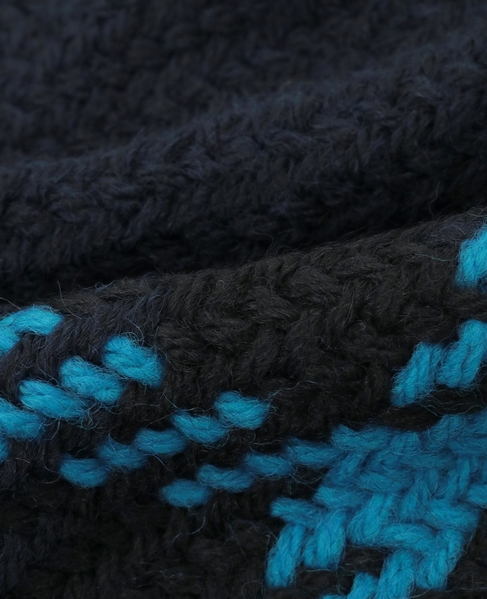 【John Branigan/ジョン・ブラニガン】ポケット付きストール 詳細画像 ブルー系その他 7