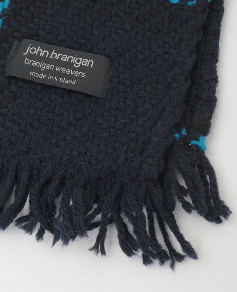 【John Branigan/ジョン・ブラニガン】ポケット付きストール 詳細画像 ブルー系その他 9