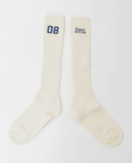 【GREEN BUTTER/グリーンバター】Needwork Mid-calf Socks