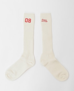 【GREEN BUTTER/グリーンバター】Needwork Mid-calf Socks