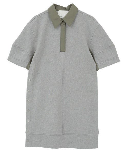 【3.1 Phillip Lim/スリーワンフィリップリム】Terry Polo Dress 詳細画像 グレー 1