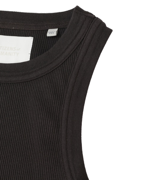 【CITIZENS of HUMANITY/ シチズンズオブヒューマニティ】Isabel Rib Tank 詳細画像 ブラウン 4