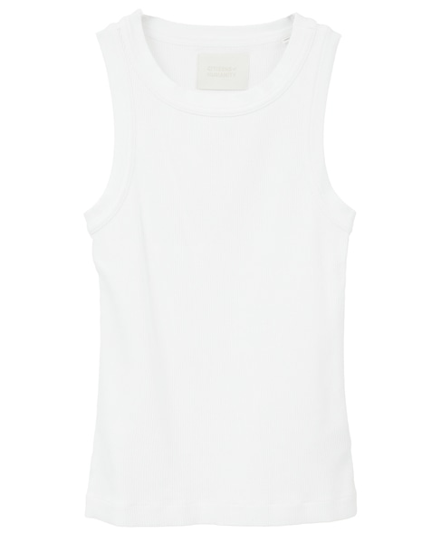 【CITIZENS of HUMANITY/ シチズンズオブヒューマニティ】Isabel Rib Tank 詳細画像 ホワイト 1