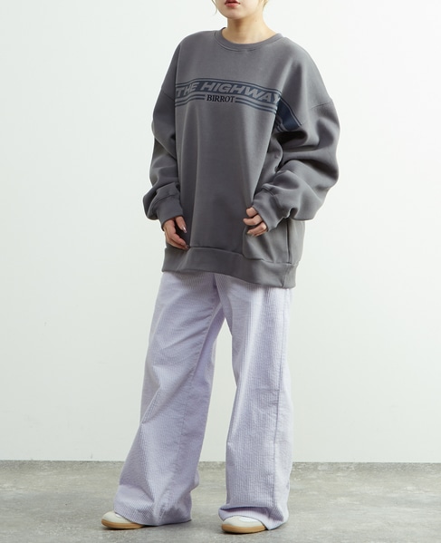 【BIRROT/ビロット】"THE HIGHWAY"SWEATSHIRT 詳細画像 グレー 6