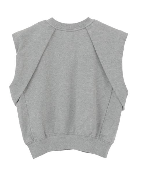 【3.1 Phillip Lim/スリーワンフィリップリム】リボントリム タンクトップ 詳細画像 グレー 2