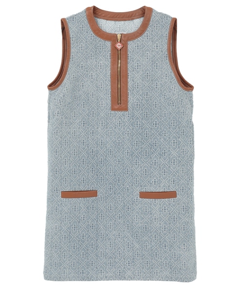 【Casablanca/カサブランカ】Monogram Denim Dress 詳細画像 インディゴ 1