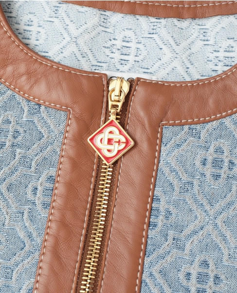 【Casablanca/カサブランカ】Monogram Denim Dress 詳細画像 インディゴ 4