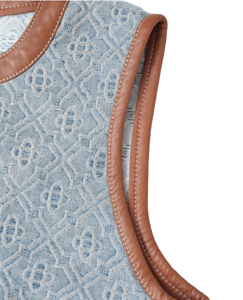 【Casablanca/カサブランカ】Monogram Denim Dress 詳細画像 インディゴ 5