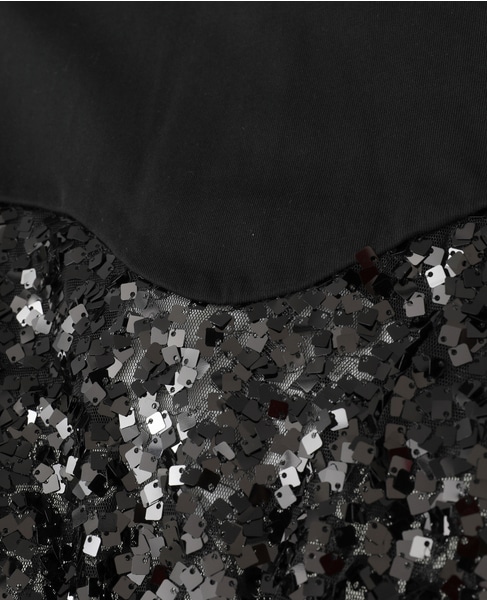 【BAUM UND PFERDGARTEN/バウムウンドヘルガーテン】スパンコールトップス 詳細画像 ブラック 6