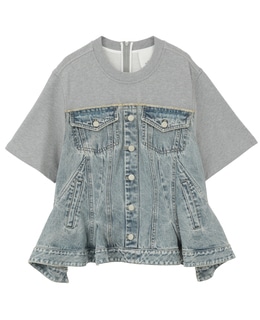 【3.1 Phillip Lim/スリーワンフィリップリム】Panelled cotton and top