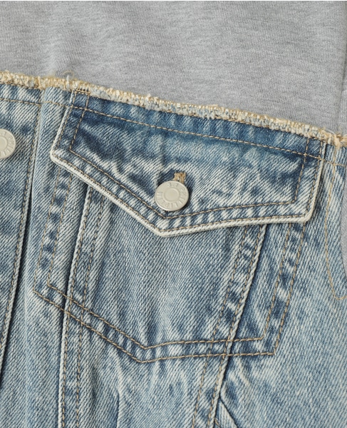 【3.1 Phillip Lim/スリーワンフィリップリム】Panelled cotton and top 詳細画像 インディゴ 10