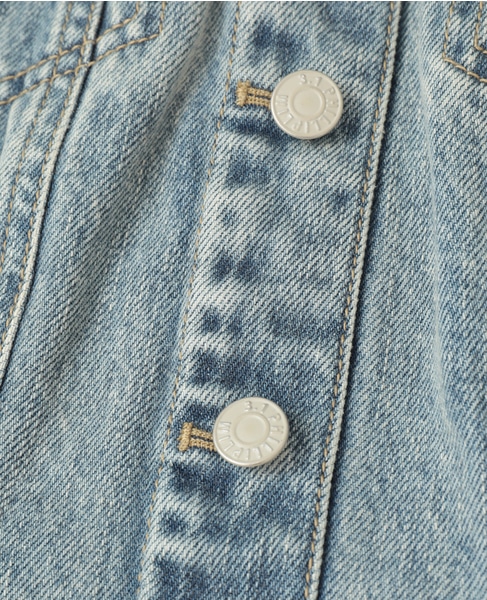 【3.1 Phillip Lim/スリーワンフィリップリム】Panelled cotton and top 詳細画像 インディゴ 11