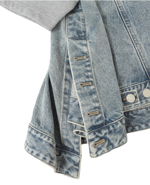 【3.1 Phillip Lim/スリーワンフィリップリム】Panelled cotton and top 詳細画像 インディゴ 8