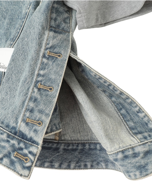 【3.1 Phillip Lim/スリーワンフィリップリム】Panelled cotton and top 詳細画像 インディゴ 9