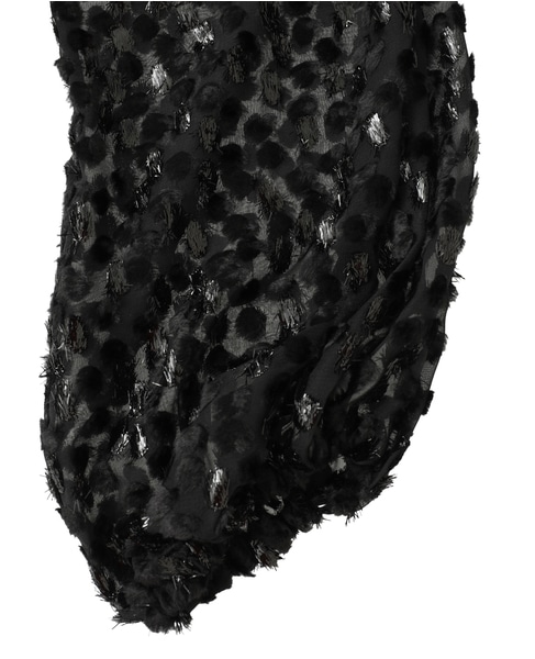 【COUTURE D'ADAM/クチュールドアダム】ジャカードシアー・オフショルダーブラウス 詳細画像 ブラック 4