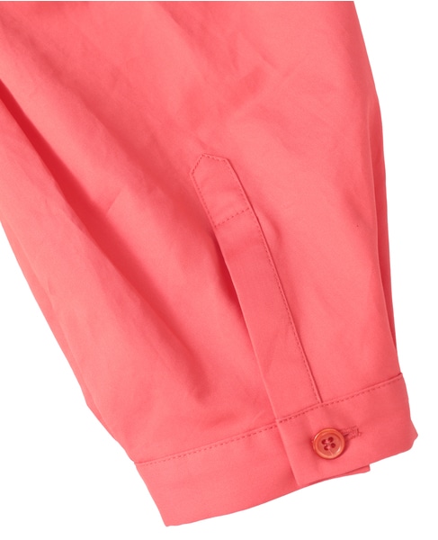 【LUTZ HUELLE/ルッツヒュエル】プリーツディテール・オフショルダーブラウス 詳細画像 レッド 6