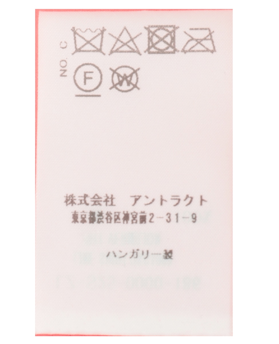 【LUTZ HUELLE/ルッツヒュエル】プリーツディテール・オフショルダーブラウス 詳細画像 レッド 8