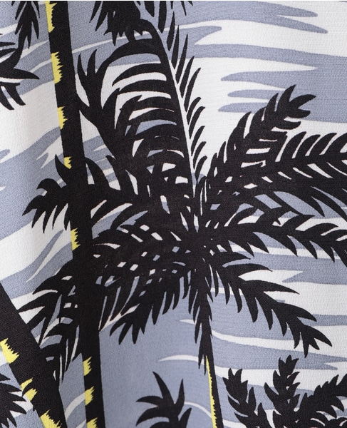 【NOMARHYTHM TEXTILE/ノーマリズム テキスタイル】Palm Tree Summer Shirt 詳細画像 ベージュ 6