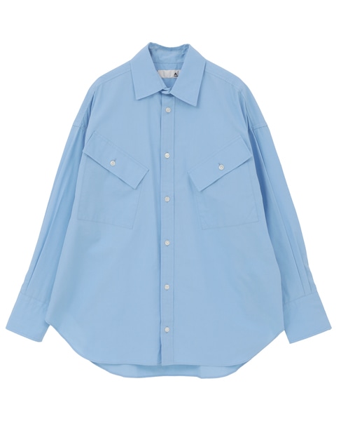 【A_/エース】BIG POCKETSTRYPE SHIRTS 詳細画像 サックス 1