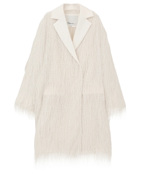 【3.1 Phillip Lim/スリーワンフィリップリム】Fringe Tuxedo Coat 詳細画像 ホワイト 1