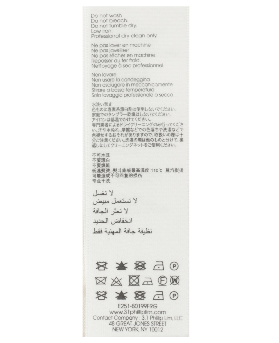 【3.1 Phillip Lim/スリーワンフィリップリム】Fringe Tuxedo Coat 詳細画像 ホワイト 7