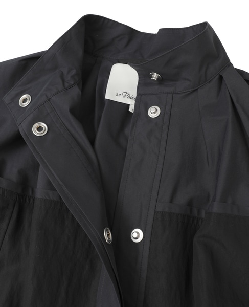 【3.1 Phillip Lim/スリーワンフィリップリム】Utility Blouson Track Jacket 詳細画像 ブラック 4