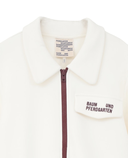 【BAUM UND PFERDGARTEN/バウムウンドヘルガーテン】JOANNAジップアップブルゾン 詳細画像 ホワイト 3
