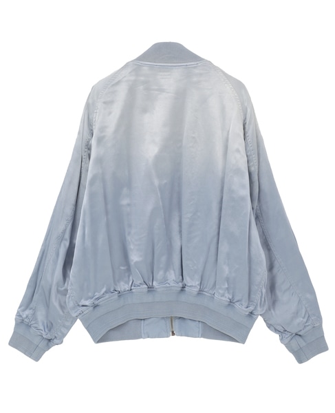 【KURO/クロ】SULFER DYEING SATIN BLOUSON 詳細画像 ブルー系その他 2