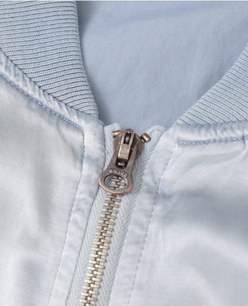 【KURO/クロ】SULFER DYEING SATIN BLOUSON 詳細画像 ブルー系その他 6