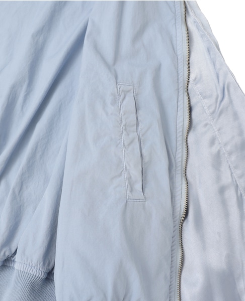 【KURO/クロ】SULFER DYEING SATIN BLOUSON 詳細画像 ブルー系その他 8