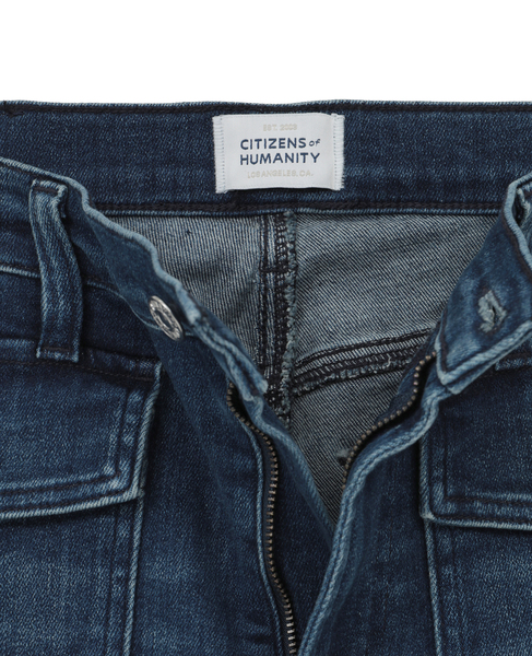 【CITIZENS of HUMANITY/シチズンオブヒューマニティー】Raven Patch Pocket Wide Leg Jeans 詳細画像 ブルー 5