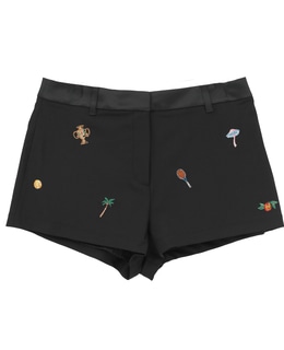 【Casablanca/カサブランカ】Embroidered Motif Wool Tailored Shorts（刺繍モチーフ ウール テーラード ショーツ）
