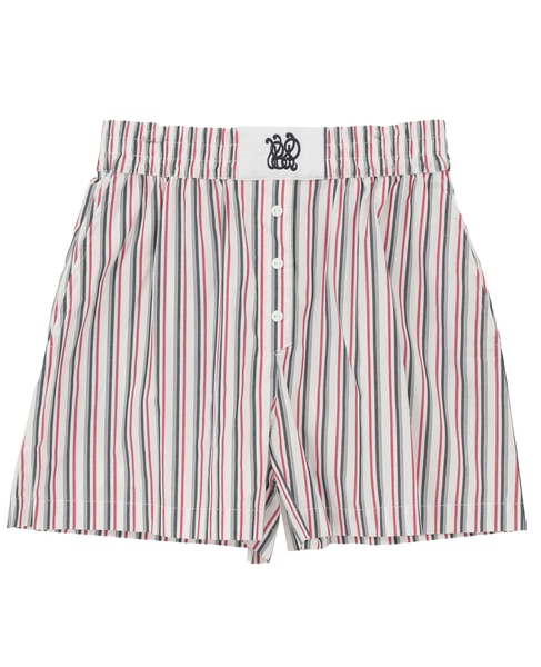 【BAUM UND PFERDGARTEN/バウムウンドヘルガーテン】Natie Striped Boxer Shorts 詳細画像 レッド 1