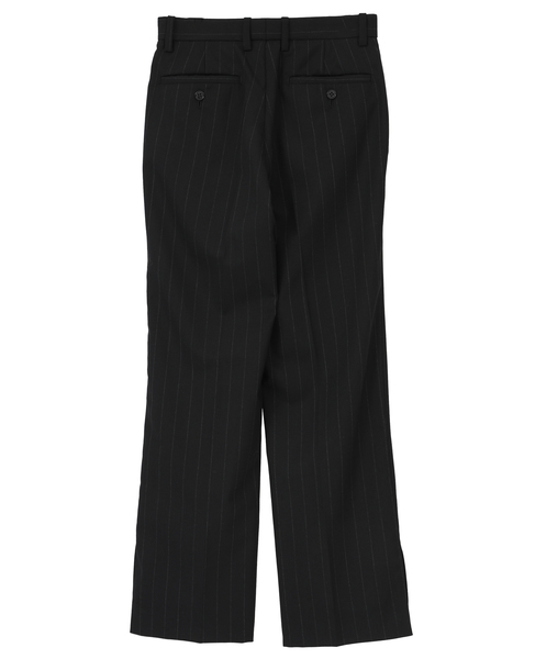 【COUTURE D'ADAM/クチュールドアダム】Officer's Trousers Stripe 詳細画像 ブラック 2