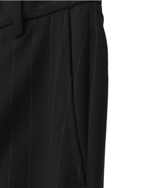 【COUTURE D'ADAM/クチュールドアダム】Officer's Trousers Stripe 詳細画像 ブラック 5