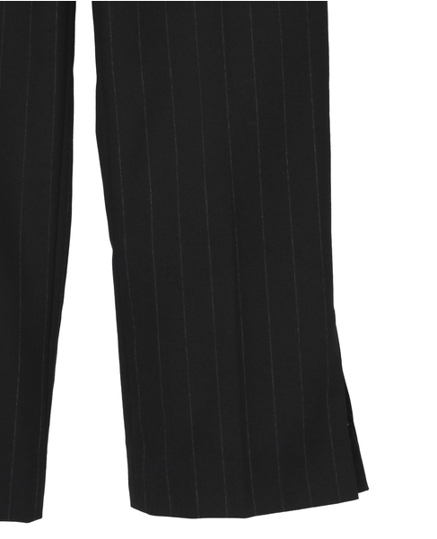 【COUTURE D'ADAM/クチュールドアダム】Officer's Trousers Stripe 詳細画像 ブラック 7