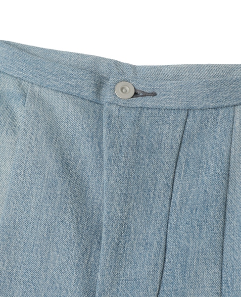 【KURO/クロ】Patchwork-inspired denim pants 詳細画像 インディゴ 3