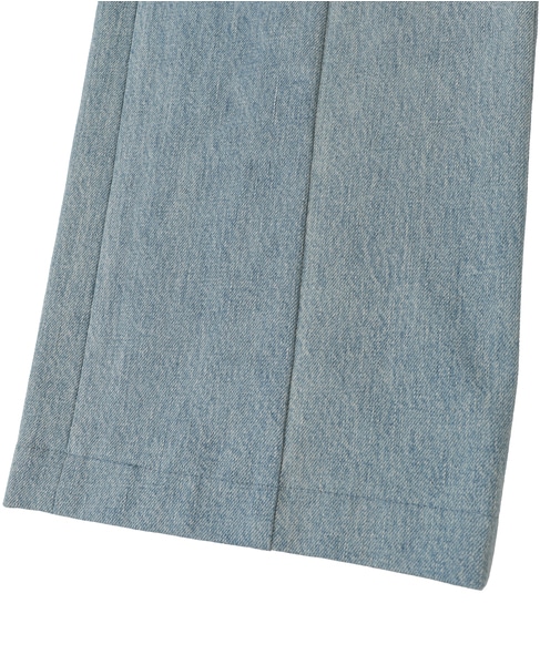 【KURO/クロ】Patchwork-inspired denim pants 詳細画像 インディゴ 4