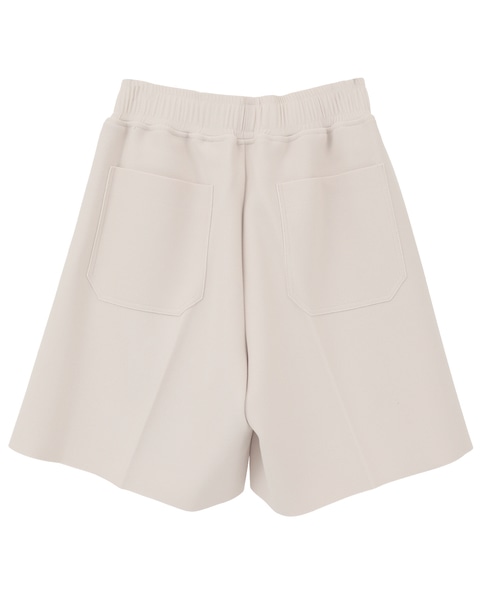 【BIRROT/ビロット】LAY3 DRAWSTRING SHORTSウエストゴム・ワイドショートパンツ 詳細画像 ベージュ 2