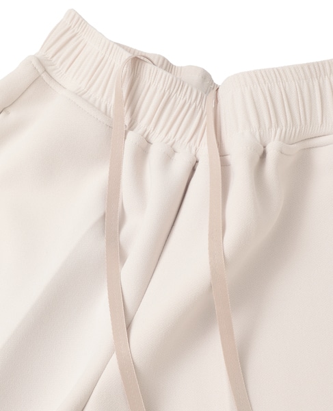 【BIRROT/ビロット】LAY3 DRAWSTRING SHORTSウエストゴム・ワイドショートパンツ 詳細画像 ベージュ 4