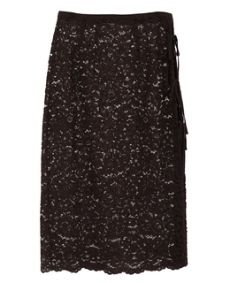 【BAUM UND PFERDGARTEN/バウムウンドヘルガーテン】フラワーレース・サイドリボンスカート