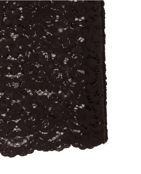 【BAUM UND PFERDGARTEN/バウムウンドヘルガーテン】フラワーレース・サイドリボンスカート 詳細画像 ブラウン 6