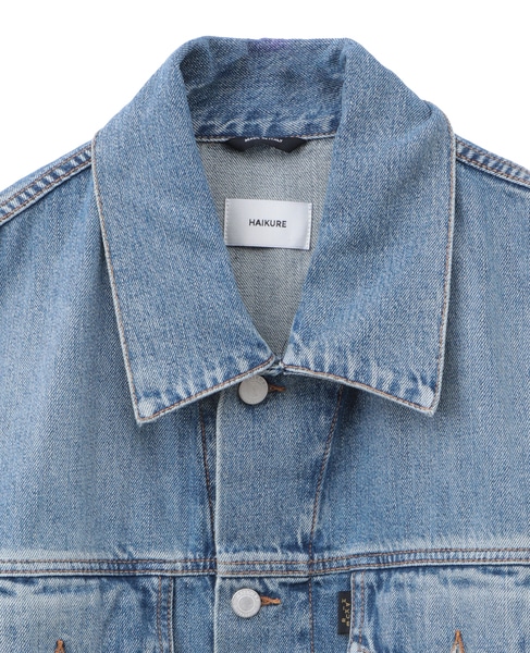 【HAIKURE/ハイクル】GAIL denim gilet 詳細画像 ケミカルウォッシュ 3
